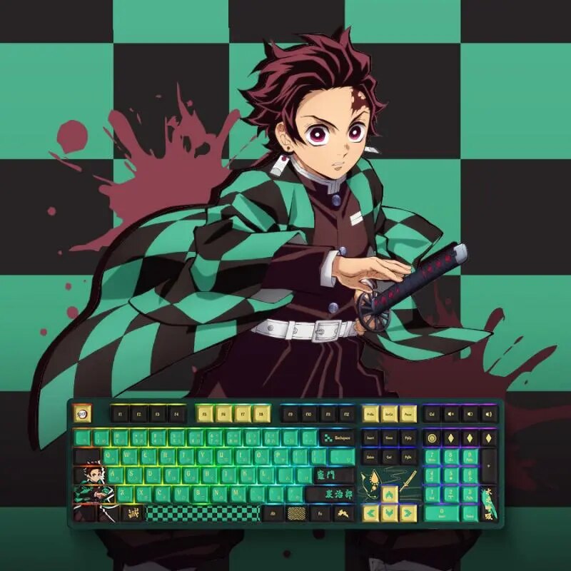 This keyboard is a fantastic blend of anime passion & technological prowess. | If you are looking for more Demon Slayer Merch, We have it all! | Check out all our Anime Merch now!