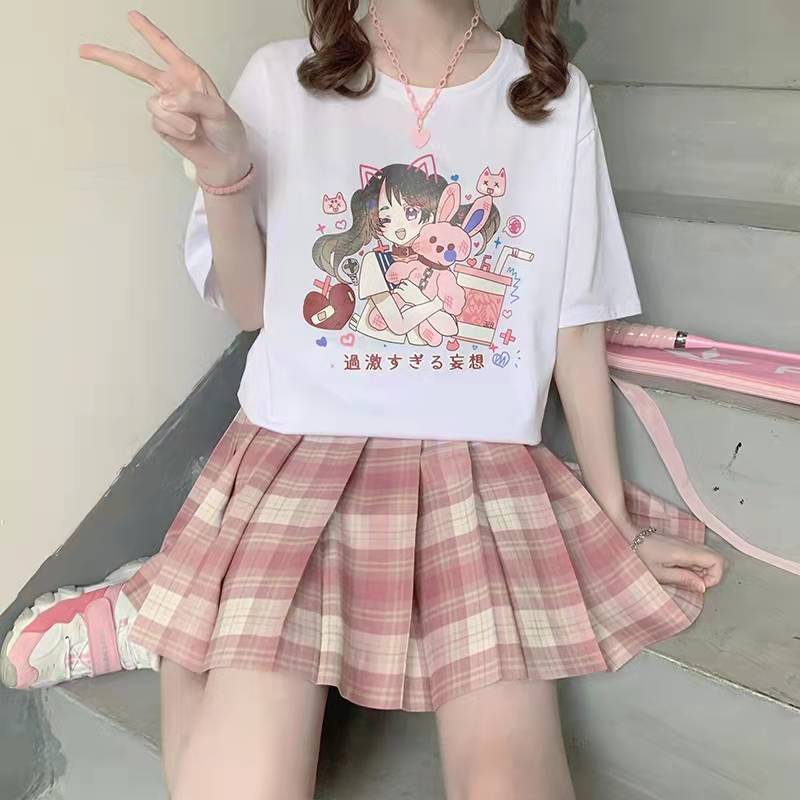 Reimu's Bunny Embrace - Kawaii TouHou Tee