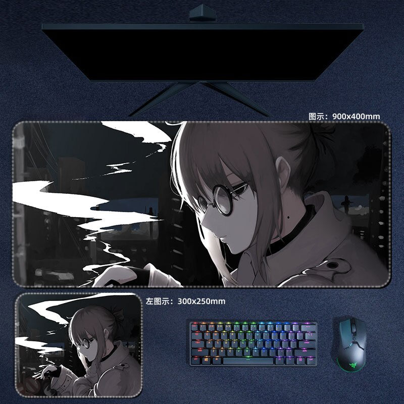 Nazuna Nanakusa - Yofukashi no Uta Mouse Pad for Sale by ice-man7