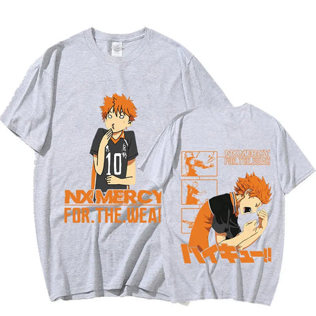 Dive into the fast-paced world of volleyball with our Haikyuu Hinata Shoyo T-Shirts| If you are looking for more Haikyuu Merch, We have it all! | Check out all our Anime Merch now!