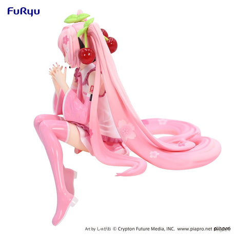 This figurine captures the essence of Sakura Miku, adorned in hues of cherry blossoms.  If you are looking for more Sakura Miku Merch, We have it all! | Check out all our Anime Merch now!