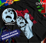 Immerse yourself in this striking Momo Ayase Tee, perfect for anime fans Looking for more Dandadan merch? Explore our full collection of anime merch now!