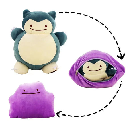 This plushie captures the magic of Ditto & Snorlax. If you're looking for more Pokemon merch, we have it all! Check out our anime merch now—free shipping!