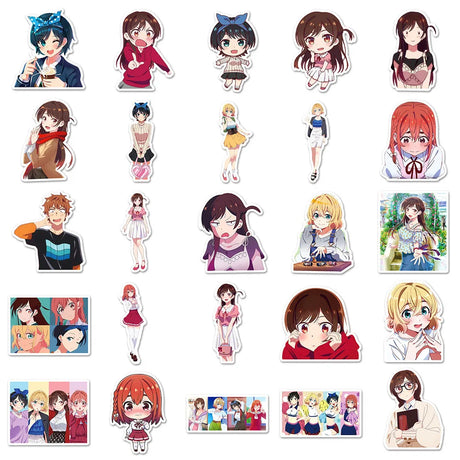 These stickers are your beloved characters are for personalizing your items. If you are looking for more Rent A Girlfriend Merch,We have it all! |Check out all our Anime Merch now!