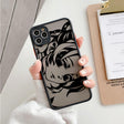 Demon Slayer Kimetsu No Yaiba Anime Matte Coque Case For iPhone 14 13 12 11 Pro Max SE Mini XS X 7 8 Plus Shockproof Clear Cover, everythinganimee