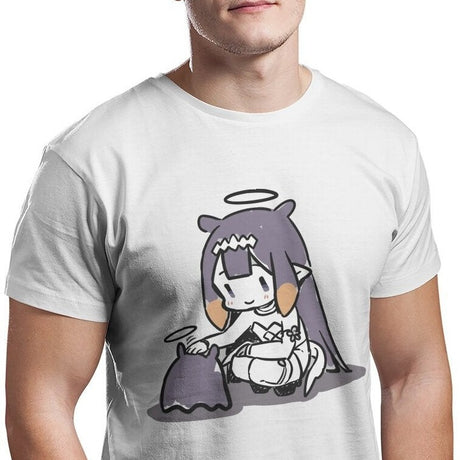 Celebrate your love for Hololive with our adorable Ninomae Inanis and Tako T-Shirt, available in timeless black and white. Here at Everythinganimee we have the best anime merch