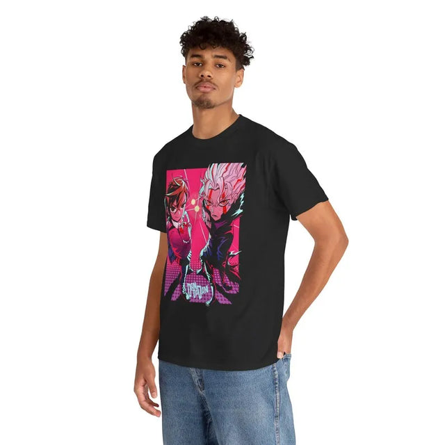 Immerse yourself in this striking Dandadan Tee, perfect for any anime fan. Looking for more Dandadan merch? Explore our full collection of anime merch now!