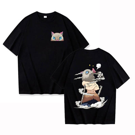 This tees captures the magic of Inosuke. If you're looking for more Demon Slayer merch, we have it all! Check out our anime merch now—free shipping!