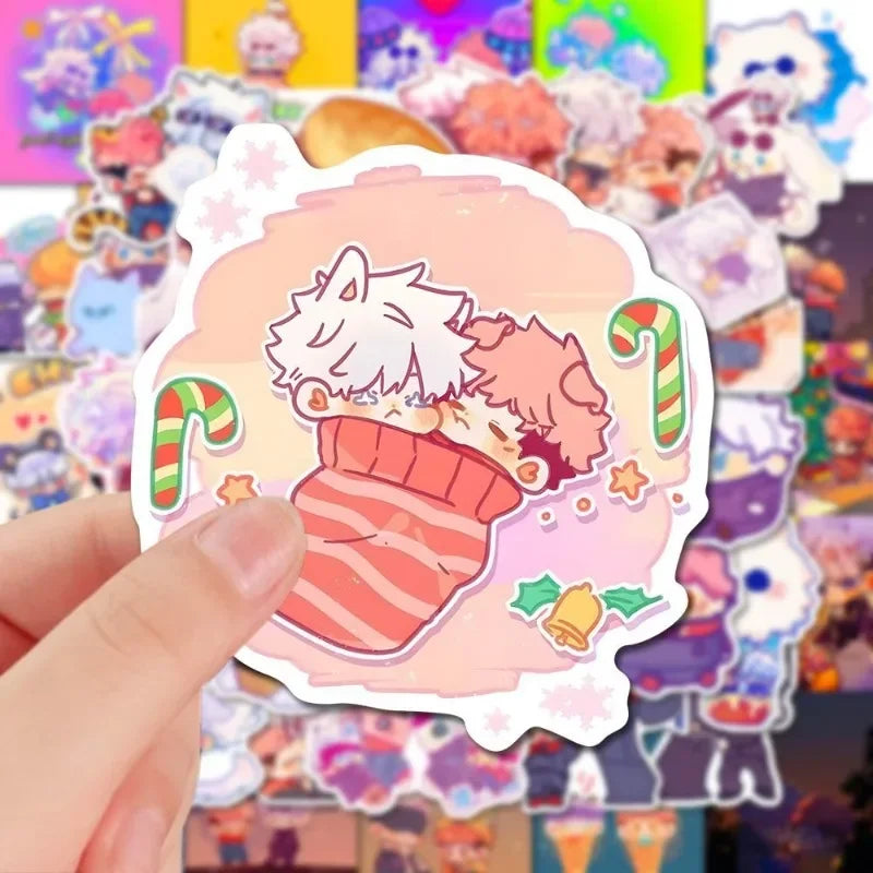 Jujustu Kaisen Cute Stickers (48 Pack)