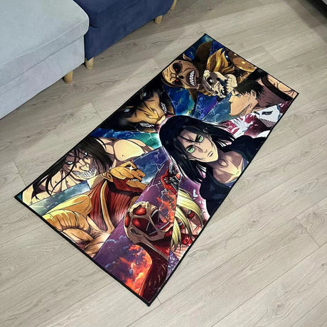 Customize & stay clean your house with our new Eren doormat. | If you are looking for more Knights of the Attack On Titan Merch, We have it all! | Check out all our Anime Merch now!