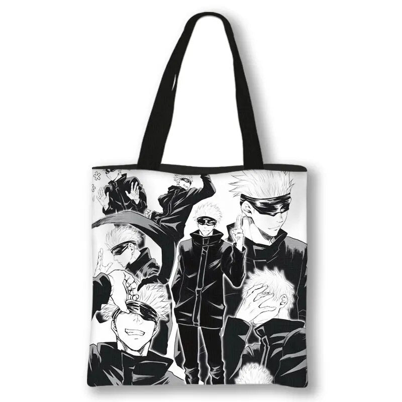 This canvas bag is a labor of love, to capture love of your anime characters. If you are looking for more Jujutsu Kaisen Merch, We have it all! | Check out all our Anime Merch now!