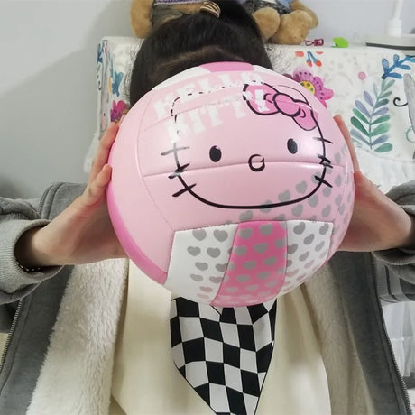 This has got to be the cutest thing ever! Our brand new Hello Kitty Ace Volleyball - Size 5 | Here at Everythinganimee we have the worlds best anime merch | Free Global Shipping