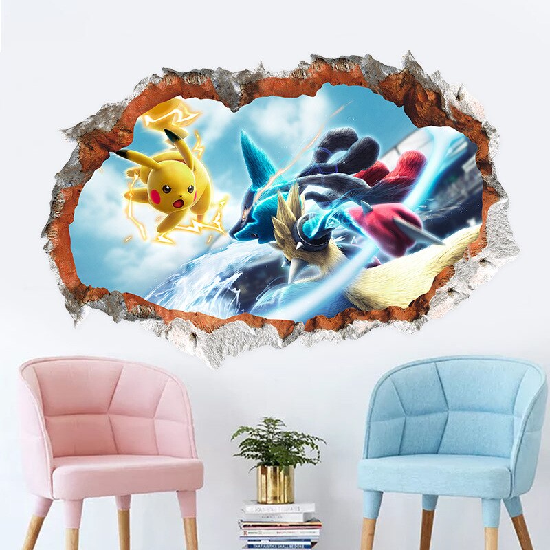 Pokemon 3D Wall Stickers