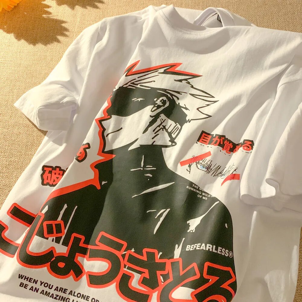 Immerse yourself in the mystical universe with this expertly crafted T-shirt If you are looking for more Jujutsu Kaisen  Merch, We have it all!| Check out all our Anime Merch now! 