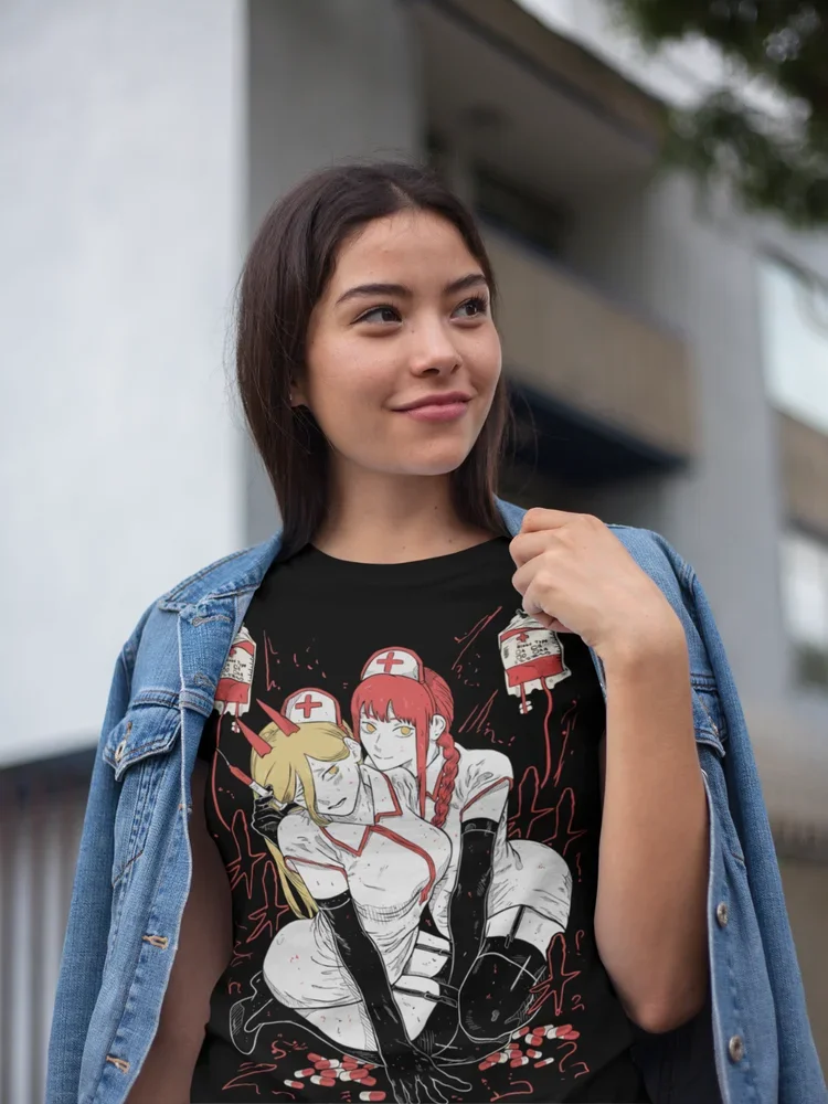 Kawaii Makima & Power T-Shirt