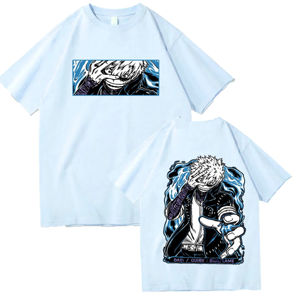 Immerse yourself in this Dabi  tee, perfect for anime fans. Looking for more My Hero Academia merch? Explore our full collection of anime merch now!