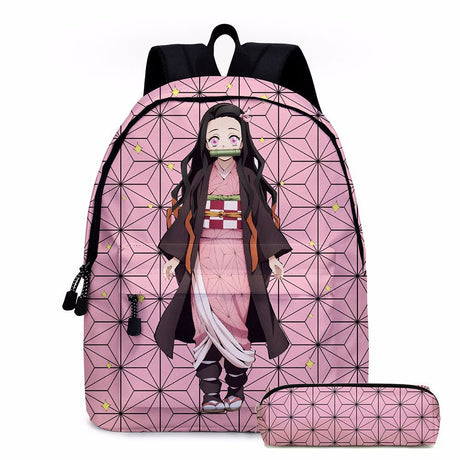 Anime Demon Slayer Kimetsu No Yaiba Canvas Bag Tomioka Giyuu School Bags Girls Travel Bag Mochila Feminina Notebook Bags Gift, everythinganimee