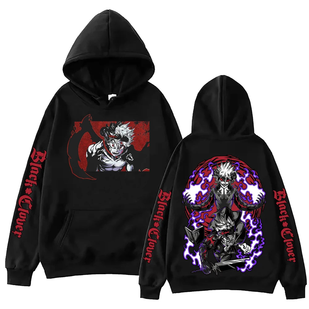 Immerse yourself in this kawaii Asta hoodies, perfect for anime fans. Looking for more Black Clover merch? Explore our full collection of anime merch now!