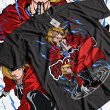 This tee captures the magic of Edward Elric. If you're looking for more Fullmetal Alchemist merch, we have it all! Check out our anime merch now—free shipping!