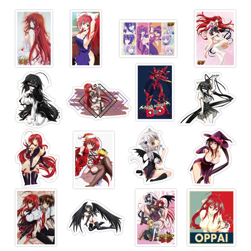 High School DXD Waifu Ecchi Stickers (50PCS)