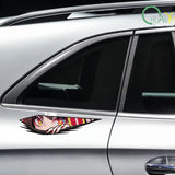 Kujous Twin Stare Car Sticker