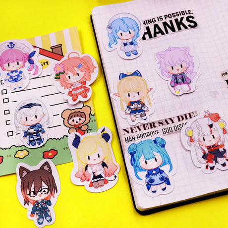 These stickers offer a fun & creative way to show off your love for Hololive. | If you are looking for more Hololive Merch, We have it all! | Check out all our Anime Merch now!