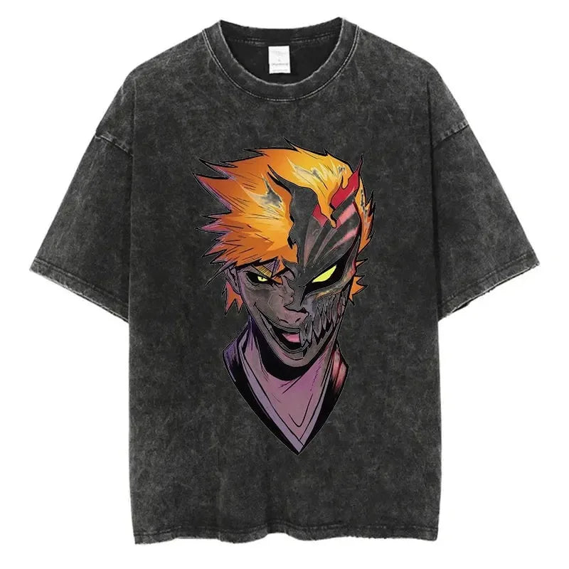 Immerse yourself in this striking Bleach Tee, perfect for anime fans. Looking for more Bleach merch? Explore our full collection of anime merch now!