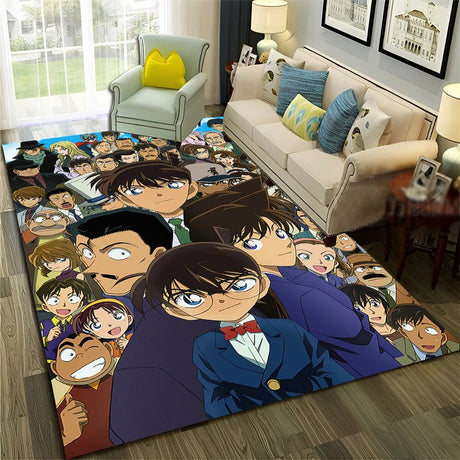 Upgrade & Customize you favorite space with out new  Case Closed Carpet | If you are looking for more Case Closed Merch, We have it all! | Check out all our Anime Merch now!