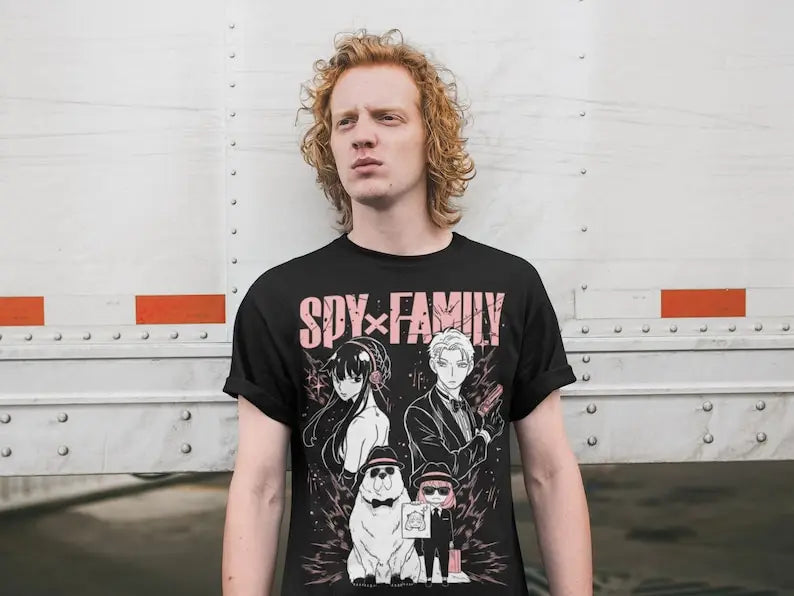 Here at Everythinganimee we only have the best shirts in the world! Unleash your inner cuteness with the Spy X Family Tee, featuring an iconic, vibrant design from Spy X Family that anime fans will instantly recognize. 