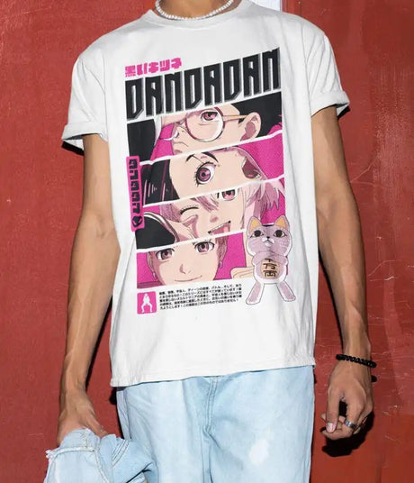 Immerse yourself in this striking Dandadan Tee, perfect for anime fans Looking for more Dandadan merch? Explore our full collection of anime merch now!