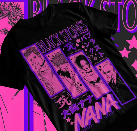 This kawaii tee features beloved character from the anime Nana. If you are looking for more Nana Osaki Merch, We have it all! | Check out all our Anime Merch now!