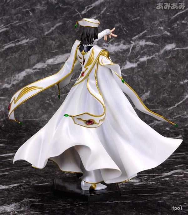 This figurine showcase Lelouch in his resplendent white emperor’s attire. | If you are looking for more Code Geass Merch, We have it all! | Check out all our Anime Merch now!