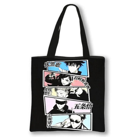 This canvas bag is a labor of love, to capture love of your anime characters. If you are looking for more Jujutsu Kaisen Merch, We have it all! | Check out all our Anime Merch now!