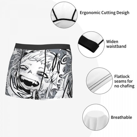 These boxer shorts feature dynamic prints of various My Hero characters. | If you are looking for more My Hero Academia Merch, We have it all! | Check out all our Anime Merch now!