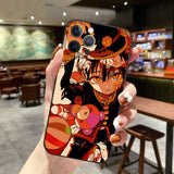 Jibaku Shounen Hanako Kun Toilet-bound Hanako-Kun black Silicone Phone Case For iPhone 13 11 Pro 12 Mini MAX 6 7 8 Plus XS Cover, EVERYTHINGANIMEE