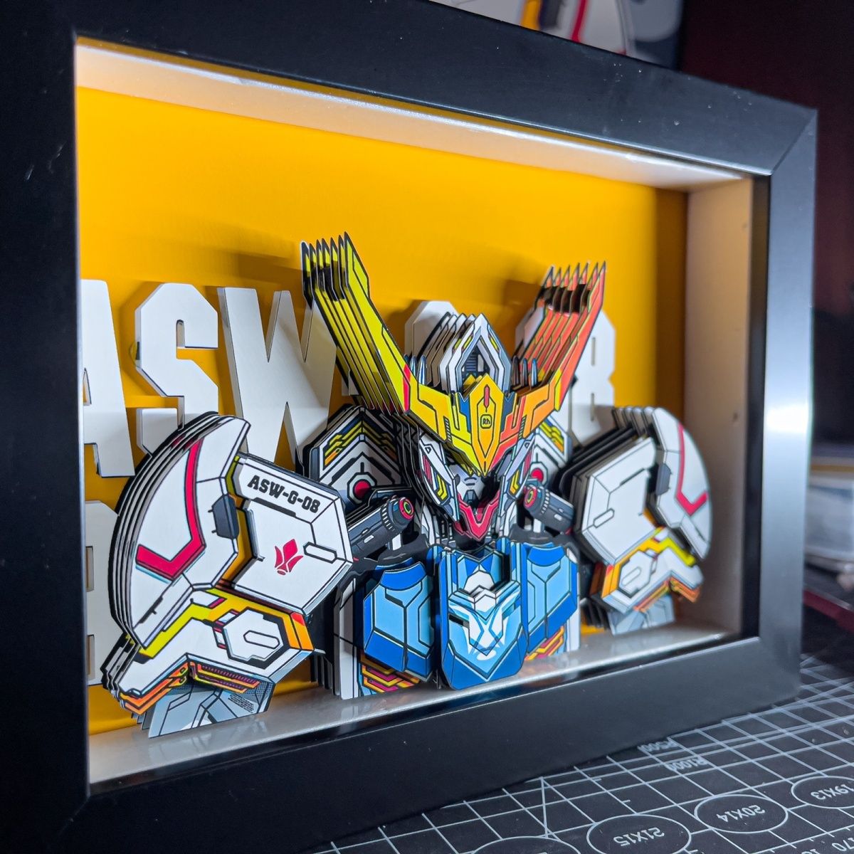 Gundam Mech Warrior 3D Photo Frame