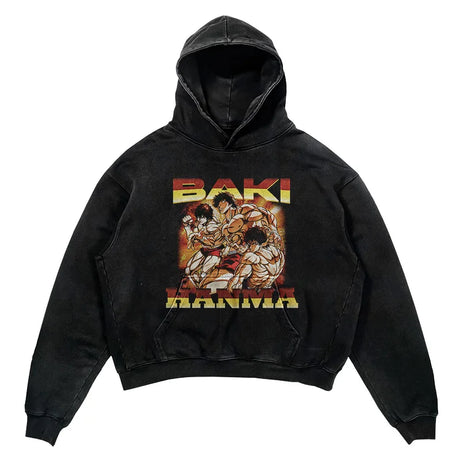 This Hoodie celebrates the beloved Baki Series, ideal for both Autumn & Winter. | If you are looking for more Baki Merch, We have it all! | Check out all our Anime Merch now!