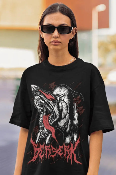 This tee captures the magic of Guts. If you're looking for more Berserk merch, we have it all! Check out our anime merch now—free shipping!