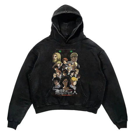 This hoodie carries the fierce spirit of the anime's beloved characters. | If you are looking for more Attack of Titan Merch, We have it all! | Check out all our Anime Merch now!