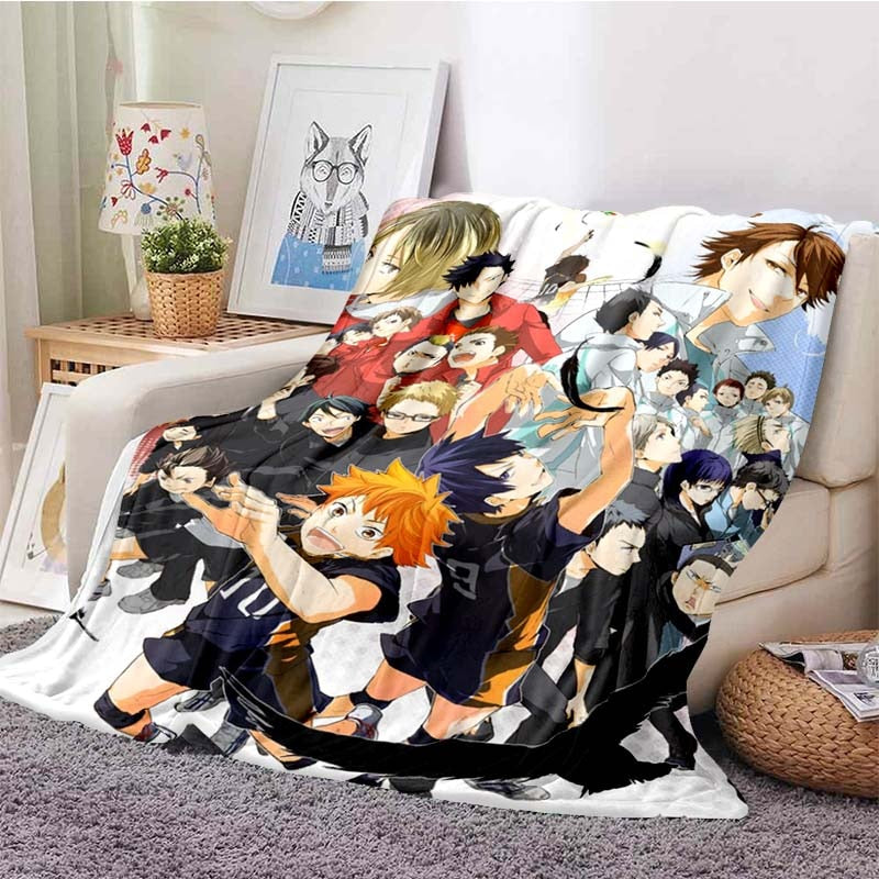 Haikyuu Coral Fleece Plush Blankets