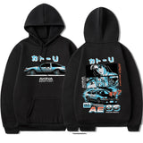 Get your drift on with our Initial D Hachiroku Takumi Hoodie |  | If you are looking for more Initial D Merch, We have it all! | Check out all our Anime Merch now!