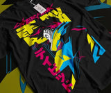 Here at Everythinganimee we have the best anime shirts in the world. Dive into the futuristic world of Cyberpunk with the Neon Edge Tee, featuring a vibrant and electrifying design that captures the essence of the dystopian universe.