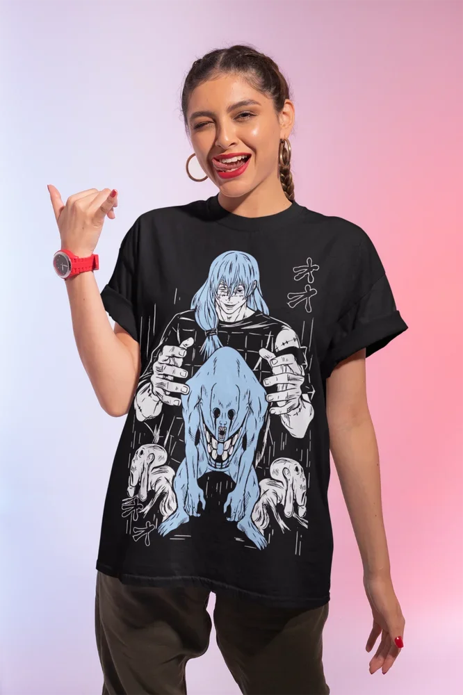 Immerse yourself with this striking tee featuring the unyielding  Mahito tee. If you are looking for more Jujutsu Kaisen Merch, We have it all! | Check out all our Anime Merch now!