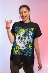 Here at Everythinganimee we have only the best anime merch! Free Global Shipping.
Step into the world of JoJo Bizarre Adventure with this stunning Jolyne Tee. Crafted from premium cotton.