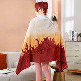 Cuddle up in the most comfortable blanket cloak ever | If you are looking for more Demon Slayer Merch, We have it all! | Check out all our Anime Merch now!