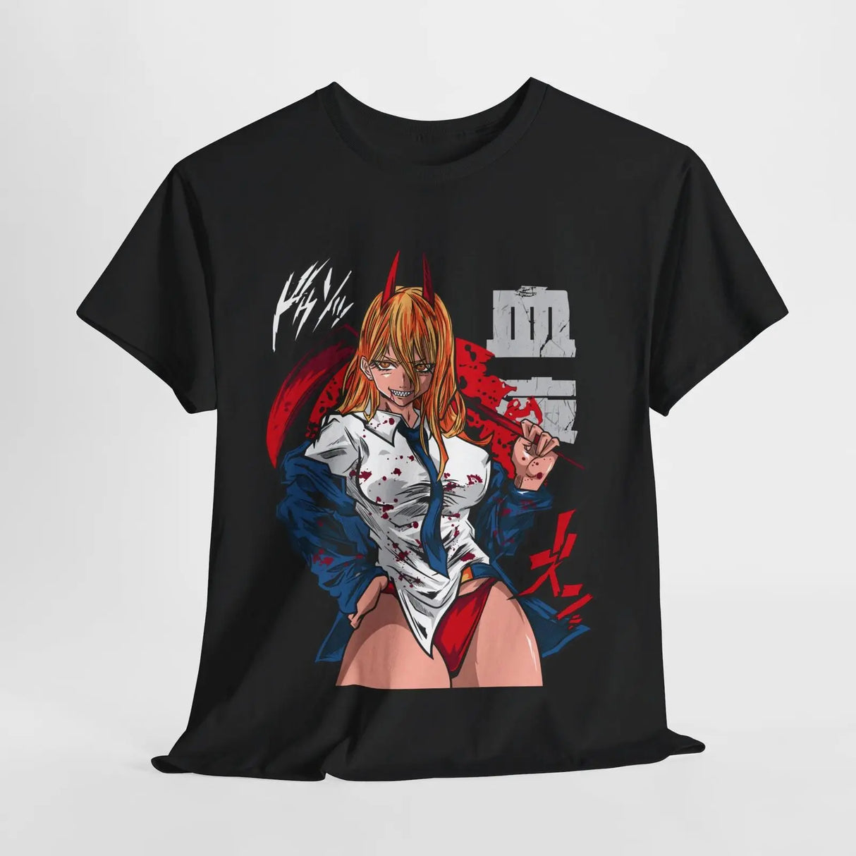 Here at Everythinganimee we only have the best shirts in the world! Unleash your inner cuteness with the Makima Tee, featuring an iconic, vibrant design from Chainsaw Man that anime fans will instantly recognize. 