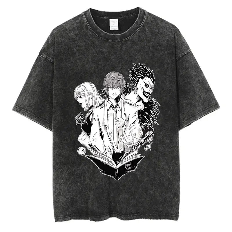 This vintage tees features various iconic characters and scenes from Death Note, perfect for fans. If you are looking for more  Death Note Merch, We have it all! | Check out all our Anime Merch now!