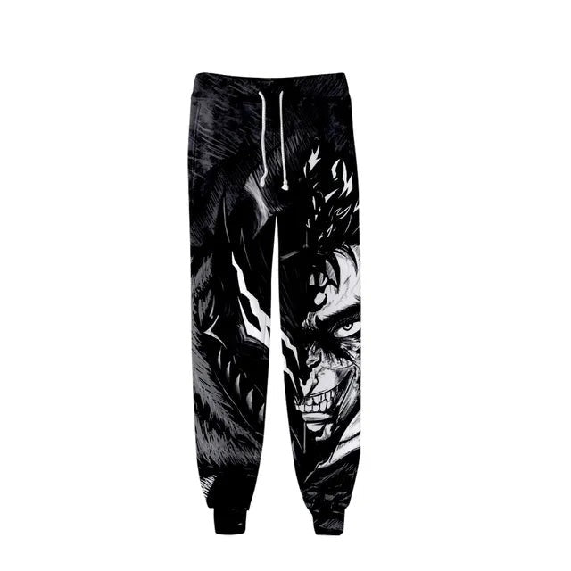 Stay comfy in our very exclusive Berserk Sweatpants for all anime enthusiasts! | If you are looking for more Berserk Merch, We have it all! | Check out all our Anime Merch now!