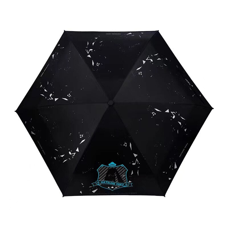 Hatsune Miku Color-Changing Folding Umbrella - Embrace Rainy Days with Vocaloid Style!