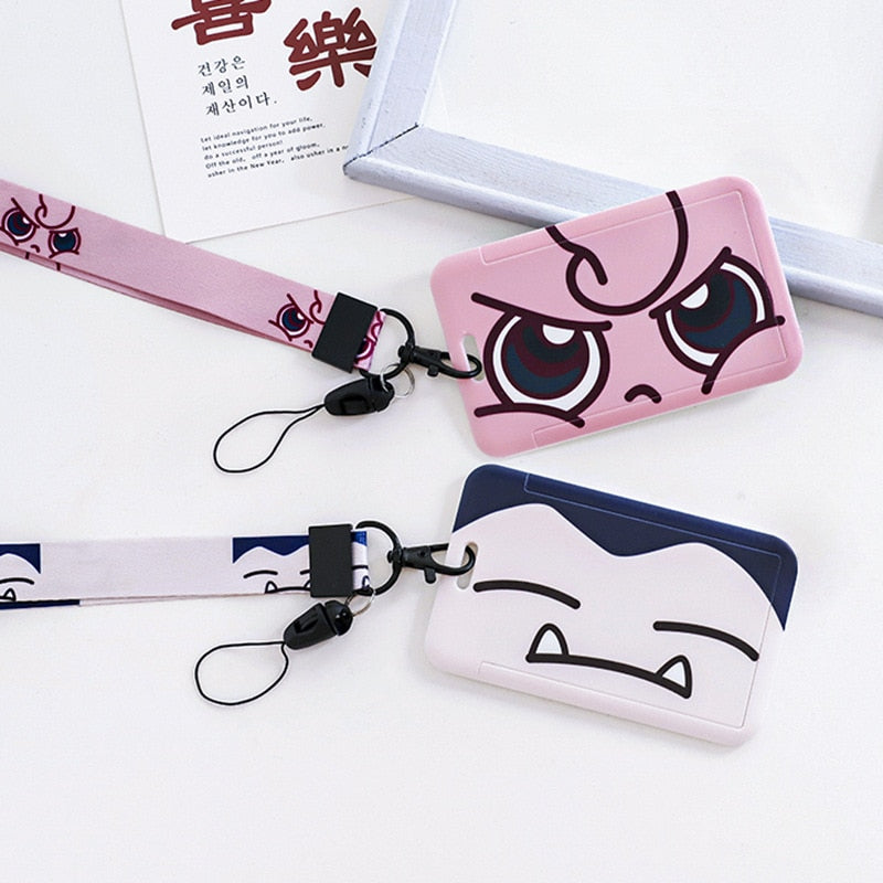 Pokemon Anime Series Snorlax Jigglypuff Cartoon Lanyard ID Credit Bank Card Holder Strap Keychain Case Halter Cards Cover Toy Everythinganimee, anime merch, anime gear, anime, anime stuff, buy anime, Manga Otaku Cosplay Japan Animation Shonen Shoujo Seinen Shojo Mecha Fandom Subtitle Dubbed Fanart MyAnimeList MangaStream Studio Ghibli